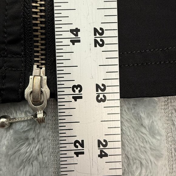 Kenar Skirt Womens 8 Black Goth Flare Retro A-Line Zip Front‎ Pockets Parachute - Picture 6 of 7